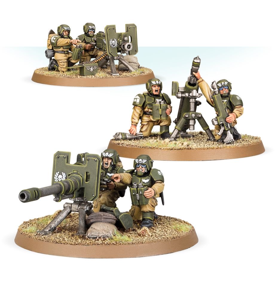Astra Militarum Cadian Heavy Weapons Squad