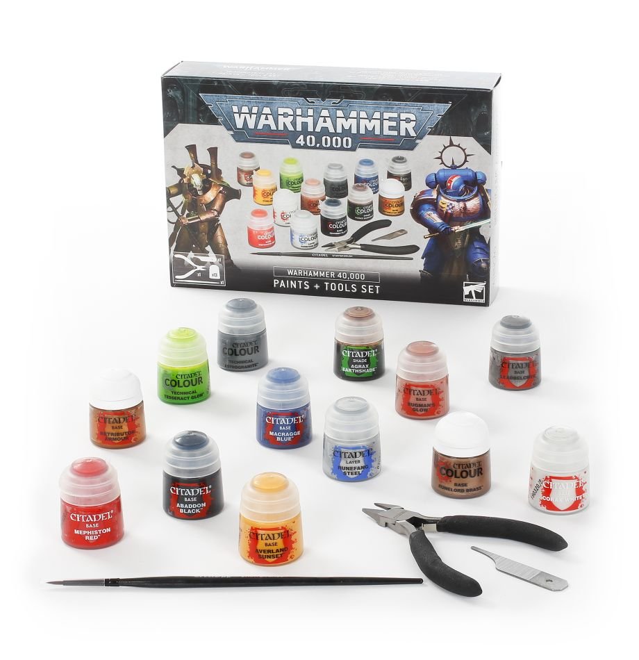 Warhammer 40K Paints + Tools