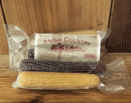 Amish Country Microwave Popcorn On the Cob