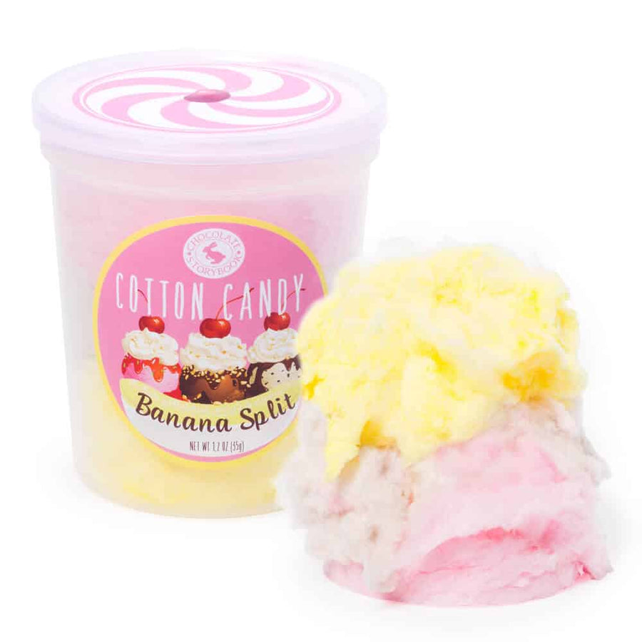 Banana Split Cotton Candy
