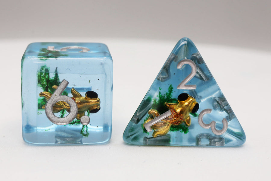 Gold Fish RPG Dice Set