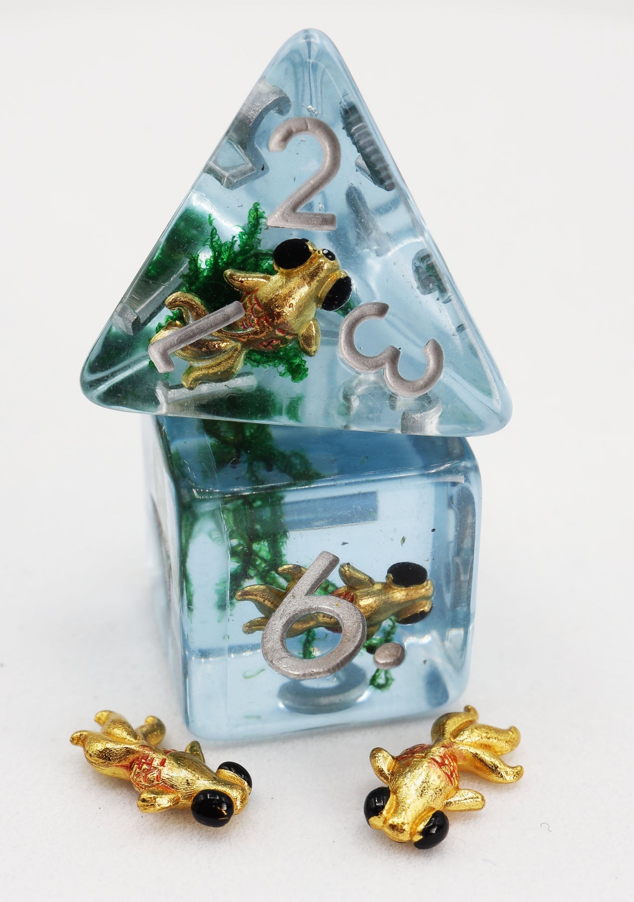 Gold Fish RPG Dice Set
