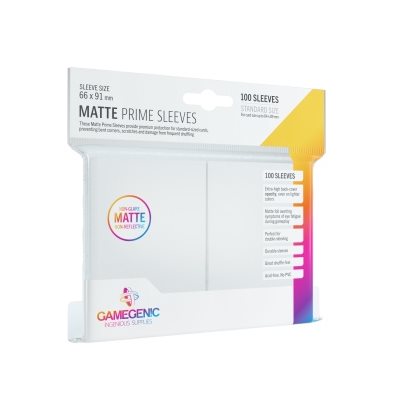 Sleeves: Gamegenic Matte Prime Sleeves: White (100)
