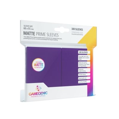 Sleeves: Gamegenic Matte Prime Sleeves: Purple (100)