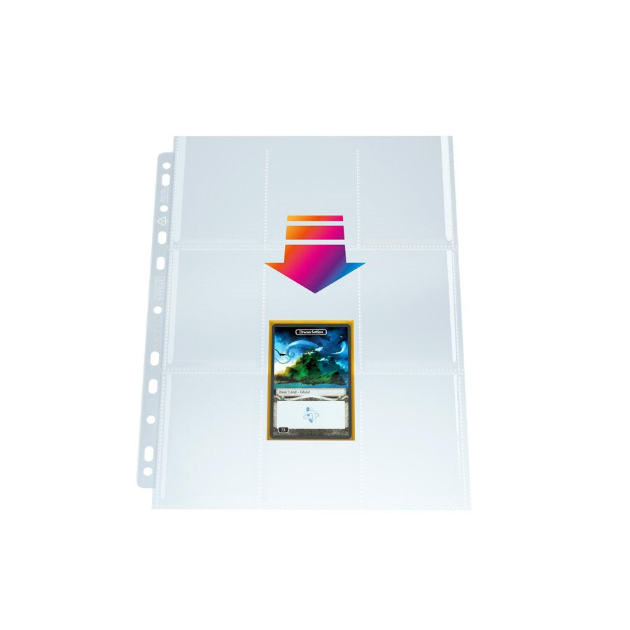 Pages: Ultrasonic Toploading 9-Pocket - Clear (Box of 50 Sheets)