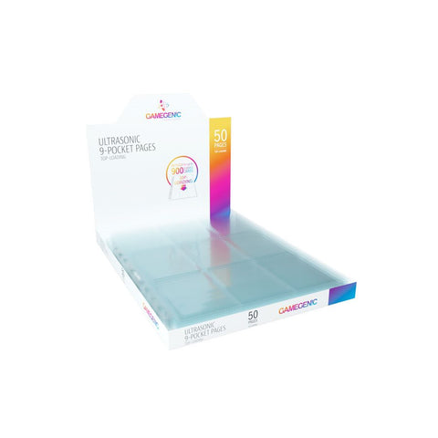 Pages: Ultrasonic Toploading 9-Pocket - Clear (Box of 50 Sheets)