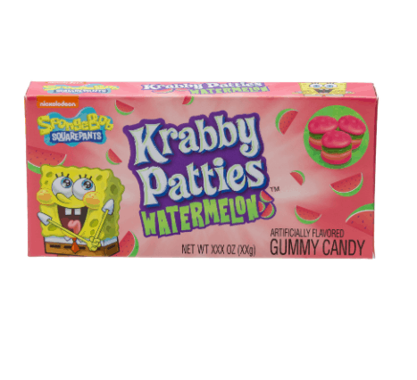 Ferrara SpongeBob SquarePants Krabby Patties Watermelon Gummy Candy TB
