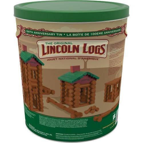 Lincoln Logs 100th Anniversary Tin