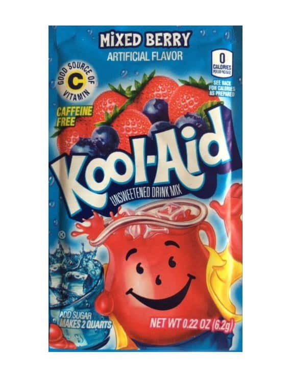 Kool-Aid Unsweetened 2QT Mixed Berry Drink