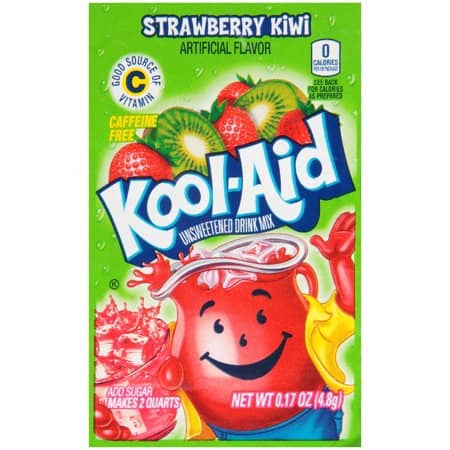 Kool-Aid Unsweetened 2QT Strawberry Kiwi Mix