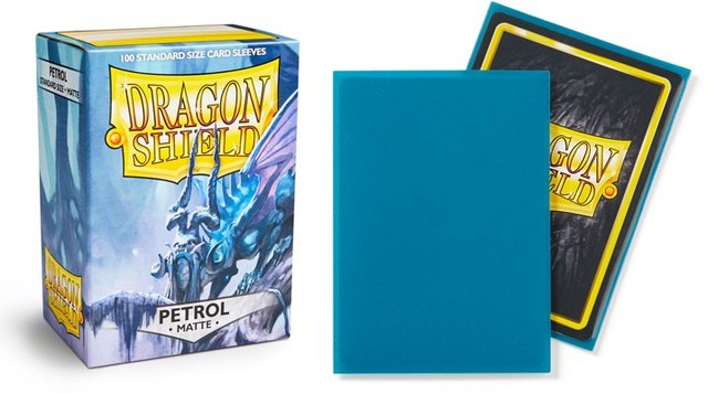 Dragon Shield Petrol Matte- 100 count