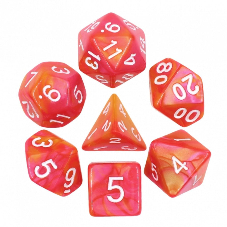 Grapefruit RPG Dice Set