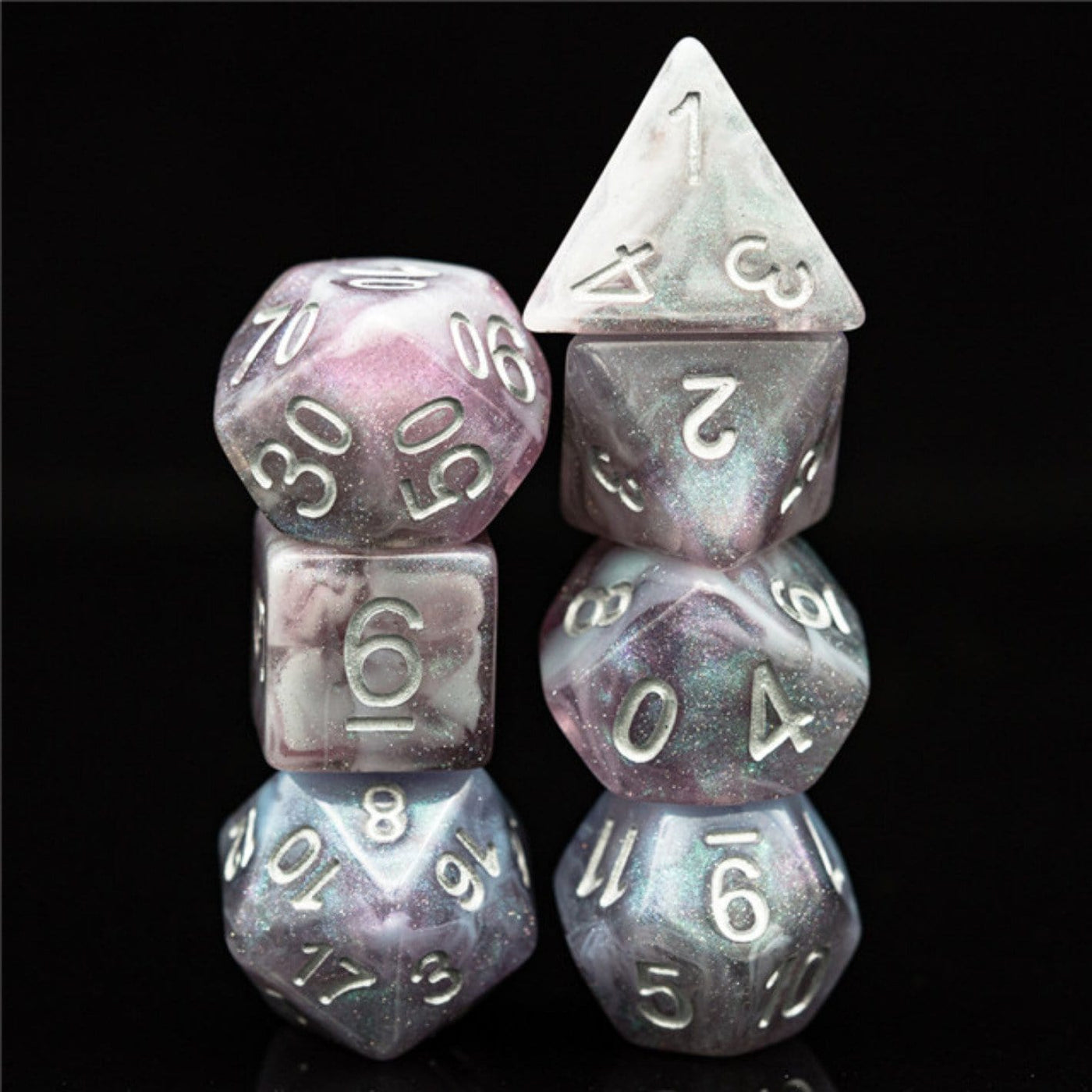 Aurora Borealis RPG Dice Set