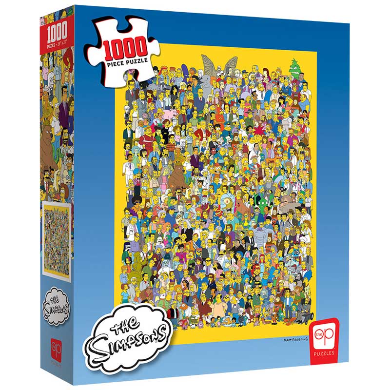 The Simpsons "Cast of Thousands" 1000pc