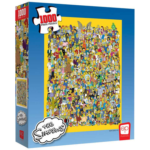 The Simpsons "Cast of Thousands" 1000pc