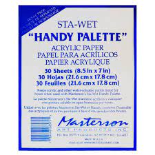Masterson Sta-Wet Handy Palette 8.5 x 7" Refills