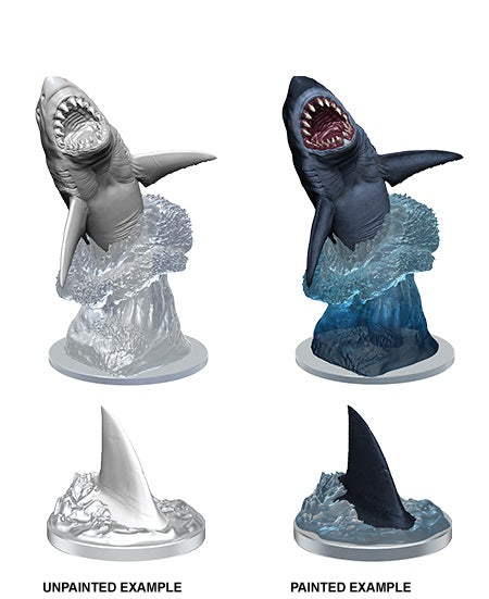 WizKids Deep Cuts Unpainted Miniatures: Wave 9: Shark