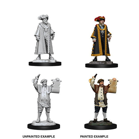WizKids Deep Cuts Unpainted Miniatures: Wave 10: Mayor & Town Crier