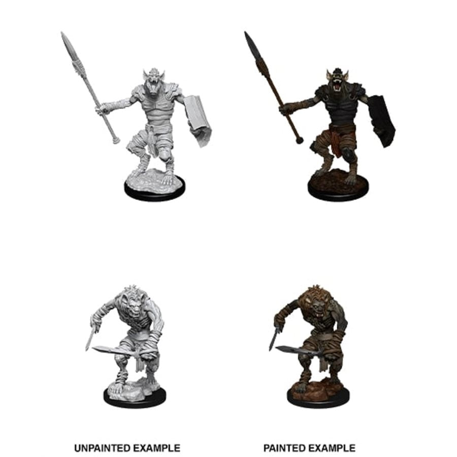 D&D Nolzur's Marvelous Miniatures: Wave 12: Gnoll & Gnoll Flesh Gnawer