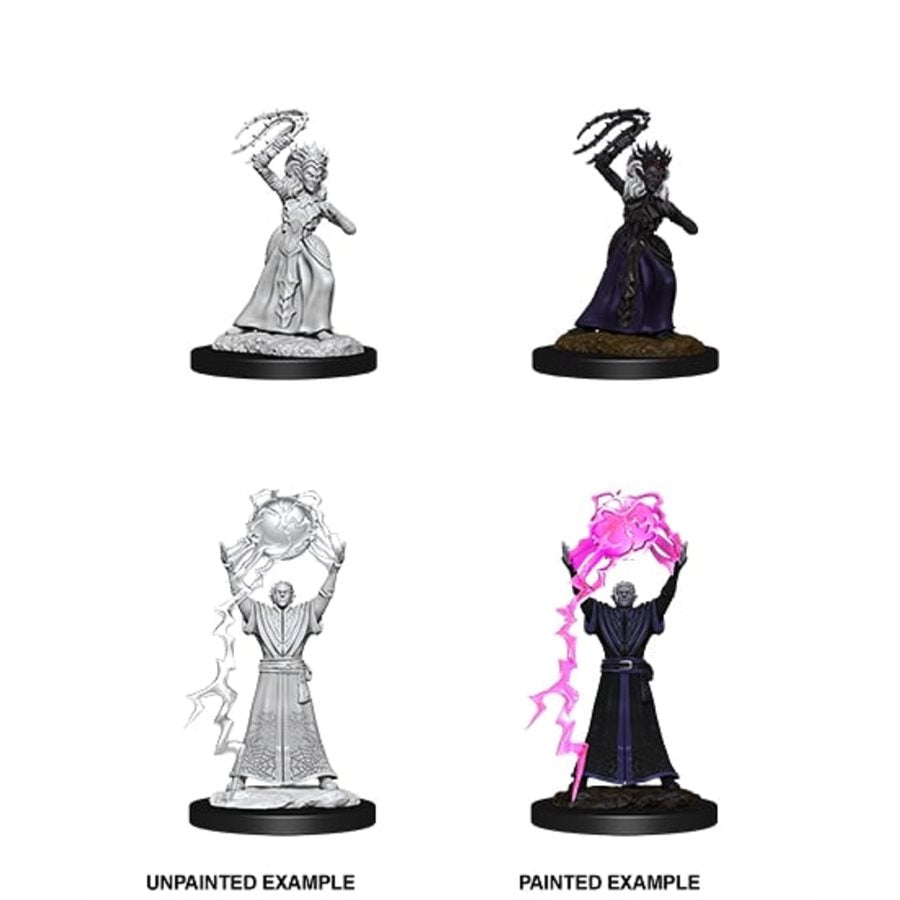 D&D Nolzur's Marvelous Miniatures: Wave 12: Drow Mage & Drow Priestess