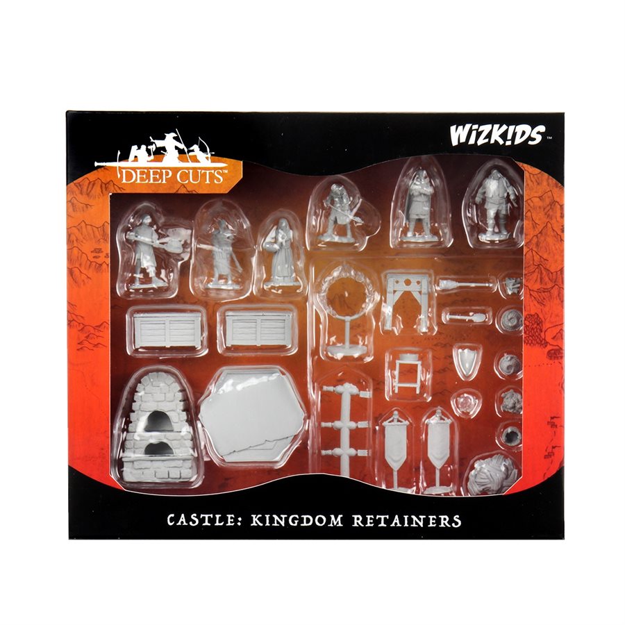 Wizkids Deepcuts Unpainted Miniatures: Wave 12: Towns People: Castle II