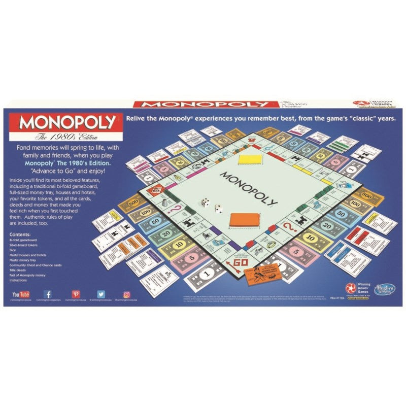 Monopoly The Classic 1980's  Edition
