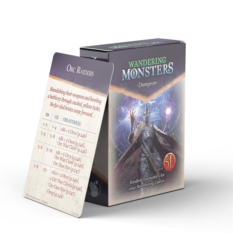 Wandering Monsters Deck: Dungeon