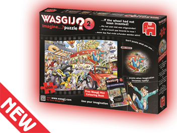 1000 PCS Wasgij Imagine #2 If the Wheel