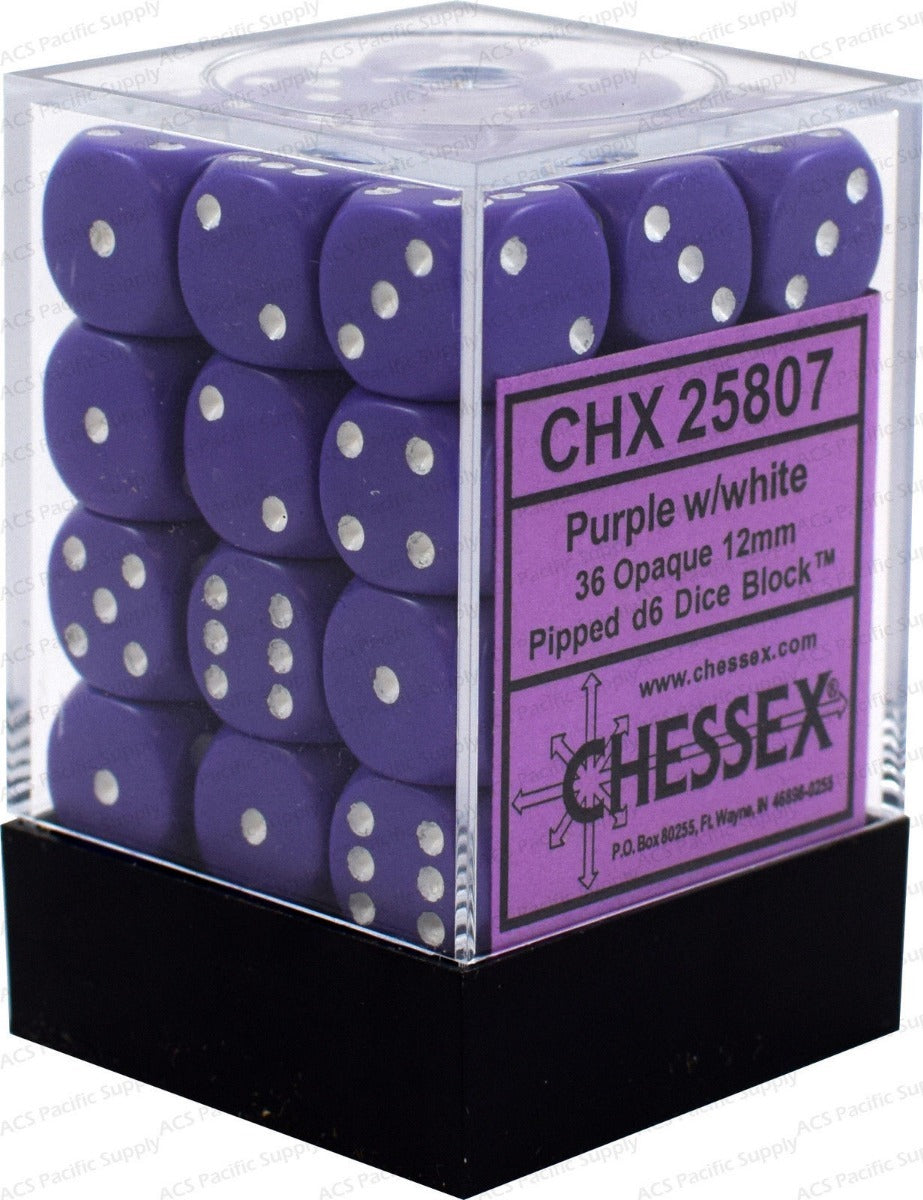 36 D6 Purple/White