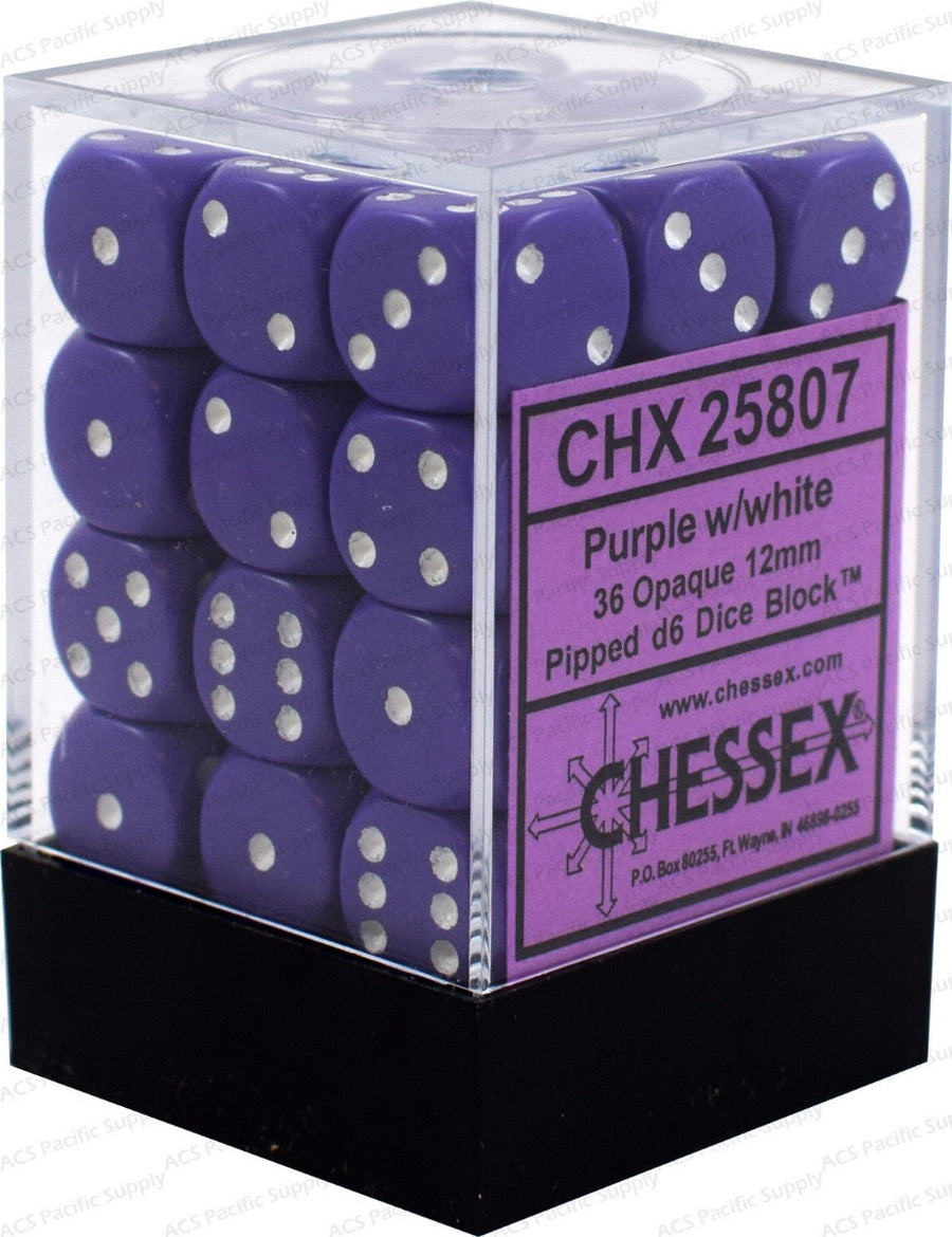 36 D6 Purple/White