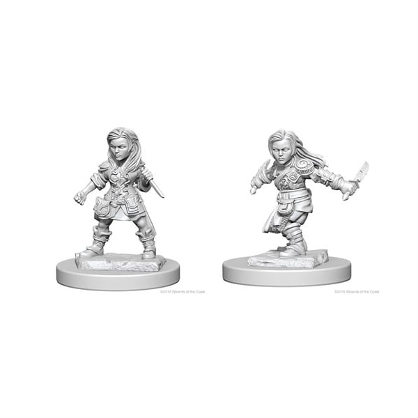 D&D Miniature Halfling Rogue female