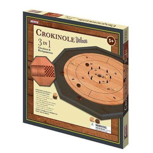Crokinole Deluxe 3 in 1