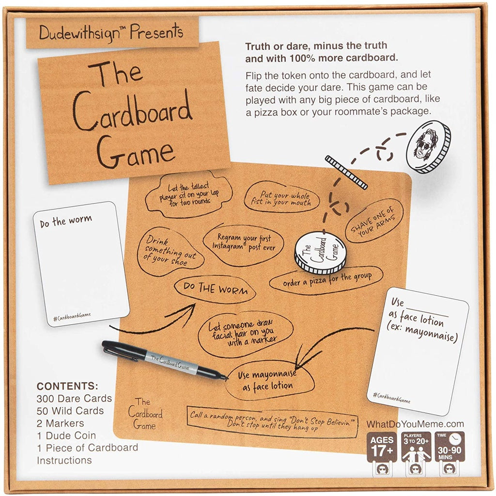 Dudewithsign Presents: The Cardboard Game