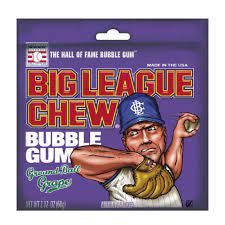 Big League Chew Bubble Gum - Ground Ball Grape