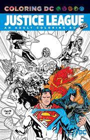 Justice League Adult Colouring Book