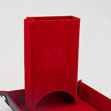 Velvet Fold Up Dice Tower - Red