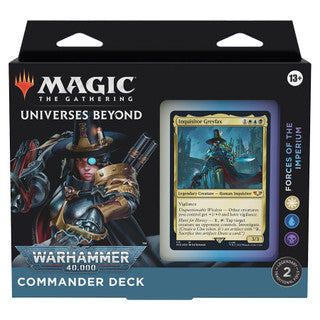 Magic the Gathering: Warhammer 40,000 Commander Deck  - Forces of the Imperium IN STORE Only