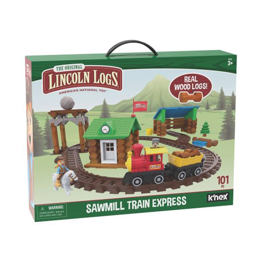 Lincoln Logs - Sawmill Train 101pc