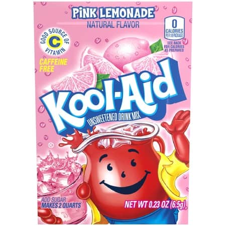 Kool-Aid Unsweetened 2QT Pink Lemonade