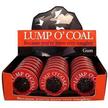 Lump of Coal Naughty Gum