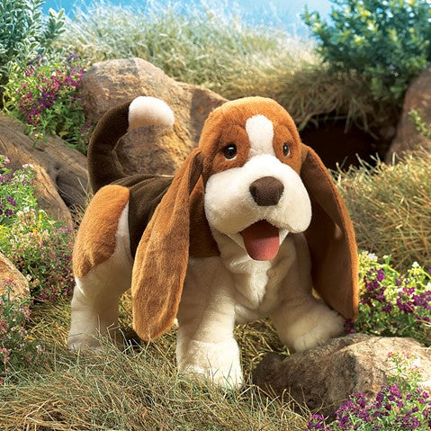 Basset Hound Puppet