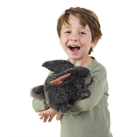 Gray Bunny Rabbit Puppet