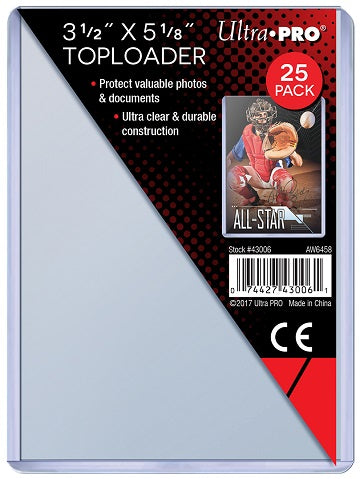 Ultra Pro Topload SP 3.5" x 5.1 " (pack of 25)