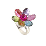 Flower Gem Rings