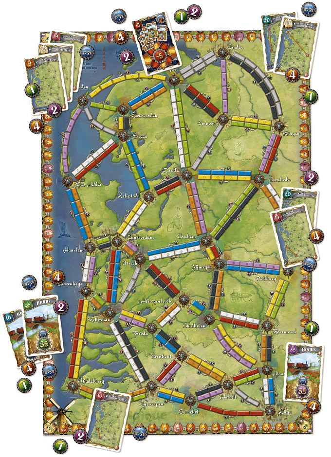 Ticket to Ride Nederland Expansion