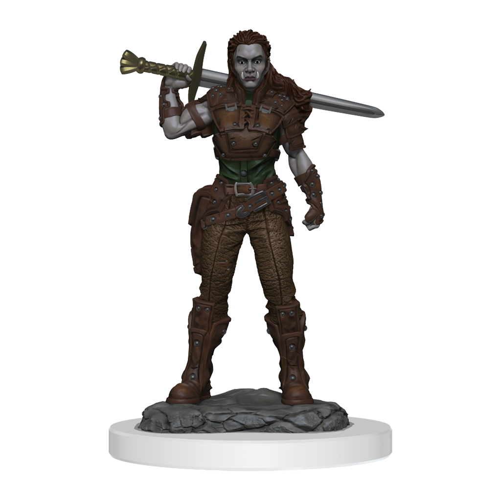 D&D Nolzur's Marvelous Miniatures: Wave 20: Orc Fighter Female