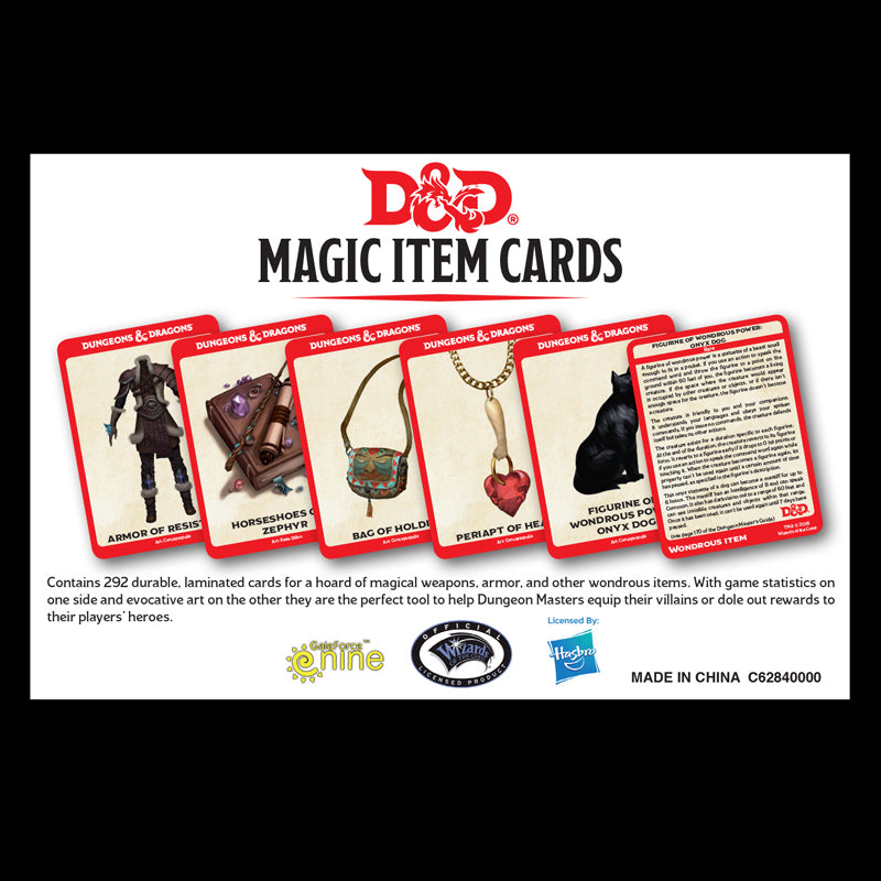 D&D Magic Items Cards