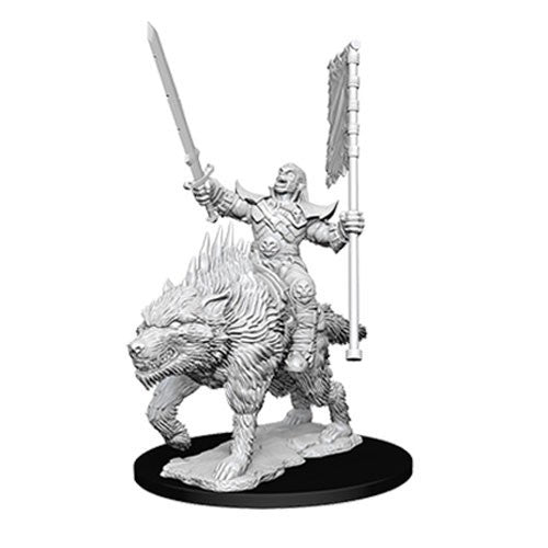 Pathfinder Deep Cuts: Orc on a Dire Wolf