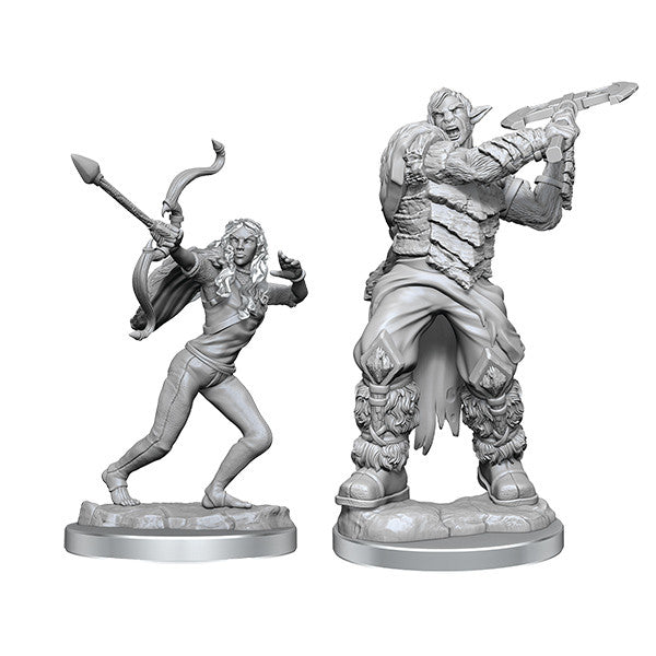 Critical Role Unpainted Miniatures Wave 4: Ashari Stoneguard & Ashari Skydancer